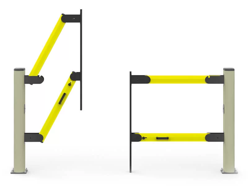 ELD MPM Rugalmas Ütközésvédelem Biztonsági Kapu Dupla Emelőkapu 150