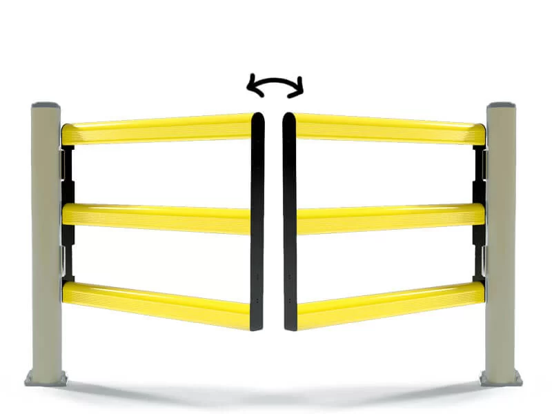 ELD MPM Rugalmas Ütközésvédelem Biztonsági Kapu Kétirányú DP 150