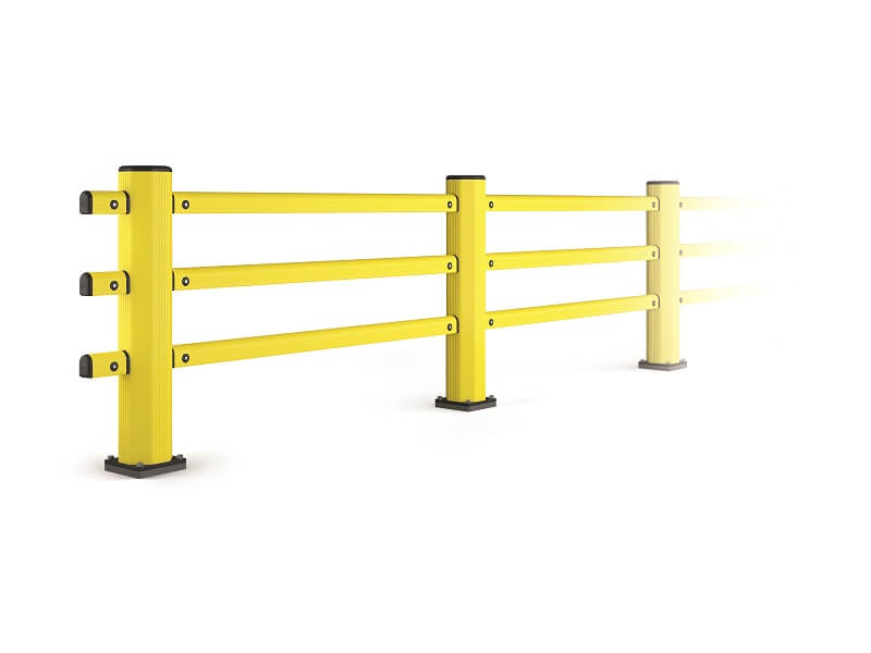 ELD MPM Rugalmas Ütközésvédelem Gyalogos Biztonsági Korlát PED 200 pin