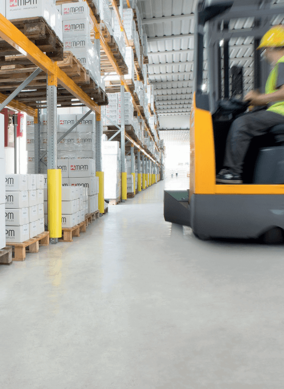 ELD MPM Rugalmas Ütközésvédelem Raklapos Állvány Oszlopvédő